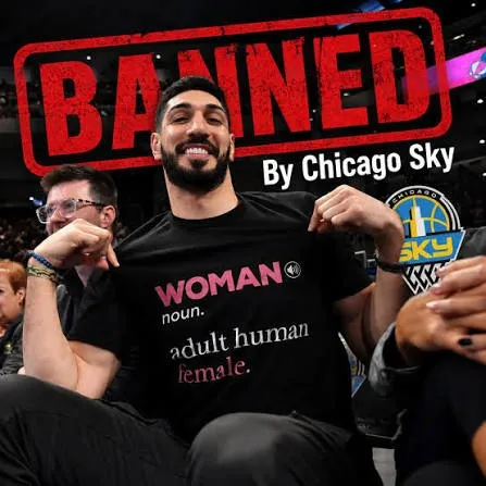 ANewWaveRight's tweet photo. 🚨Chicago Sky Bans Kanter Freedom For Simply Standing Up For Women

We all knew the @WNBA was a joke. We are now quicky finding out the league is transaphobic as well.

Full Story Here:
https://t.co/Ygn5l6UG4c

#WNBA #EnesKanter

#ANewWaveRightNews https://t.co/feOtwZ4LHx
