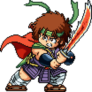 PoppilWan_Mm's tweet photo. 火の貝の勇者
#ドット絵 #pixelart
#貝獣物語 https://t.co/hmzObgkFiM
