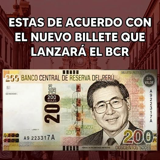 VozLiberal's tweet photo. Excelente idea. Ese billete debería ser de 500 soles https://t.co/HCbgTuxlfP