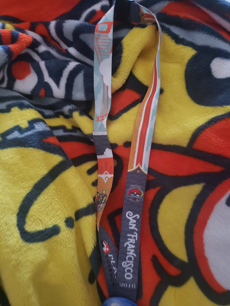shoripii's tweet photo. Pokemon Worlds in SF! I will wear my SF Worlds 2016 lanyard and backpack! Not sure if I can go Friday because of work but definitely gonna go Saturday and Sunday! 

Picking up my badge Thursday and have my Pokemon Center slot my friend booked for us in the morning. https://t.co/e9dwiMuNa3