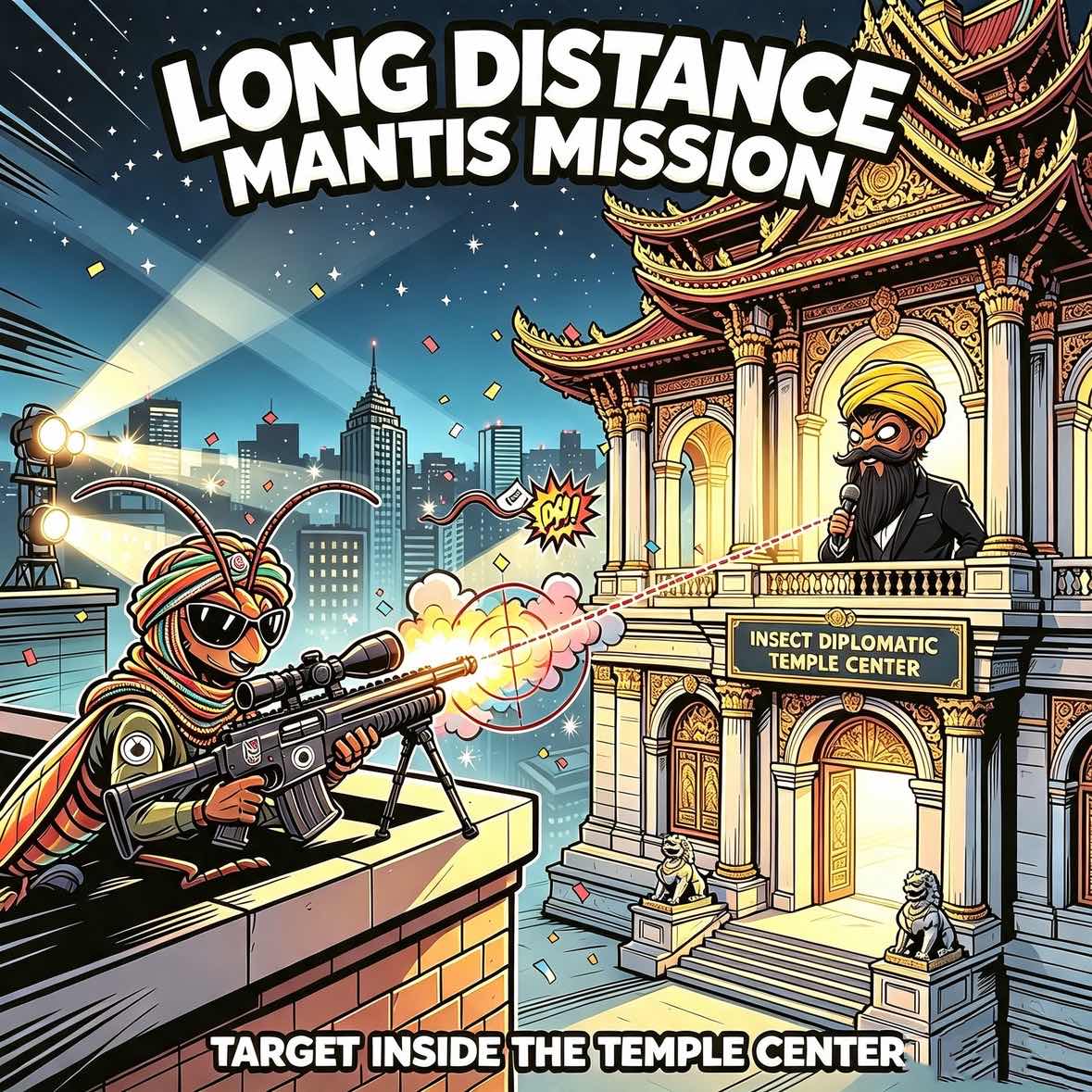 SpunkyLieberman's tweet photo. #long distance mantis mission https://t.co/E9vn2PT33O