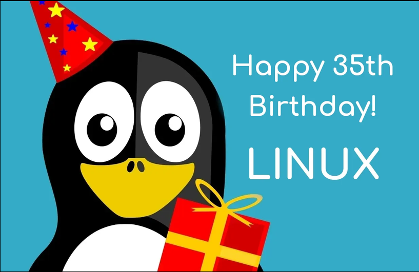 corewarrior's tweet photo. Congratulations to Linux Torvalds and all the #Linux #kernel developers on the 35th birthday of Linux. What a fun ride its been so far. Looking forward to the next 35 years! #foss https://t.co/zbR9qVmGBr