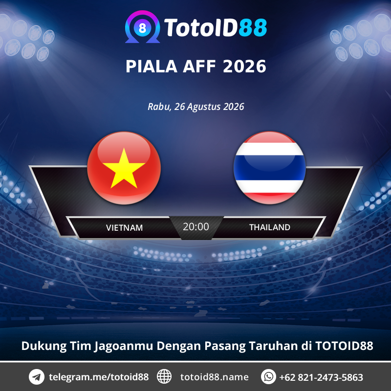 totoid88update's tweet photo. 🔰 S P O R T B O O K 🔰

Rabu &amp; Kamis, 26 &amp; 27 Agustus 2026 (Dini Hari)

⚽️ PIALA AFF 2026
⚽️ PLAY-OFF LIGA CHAMPIONS
⚽️ LIGA SPANYOL https://t.co/dSyO6H3LSS
