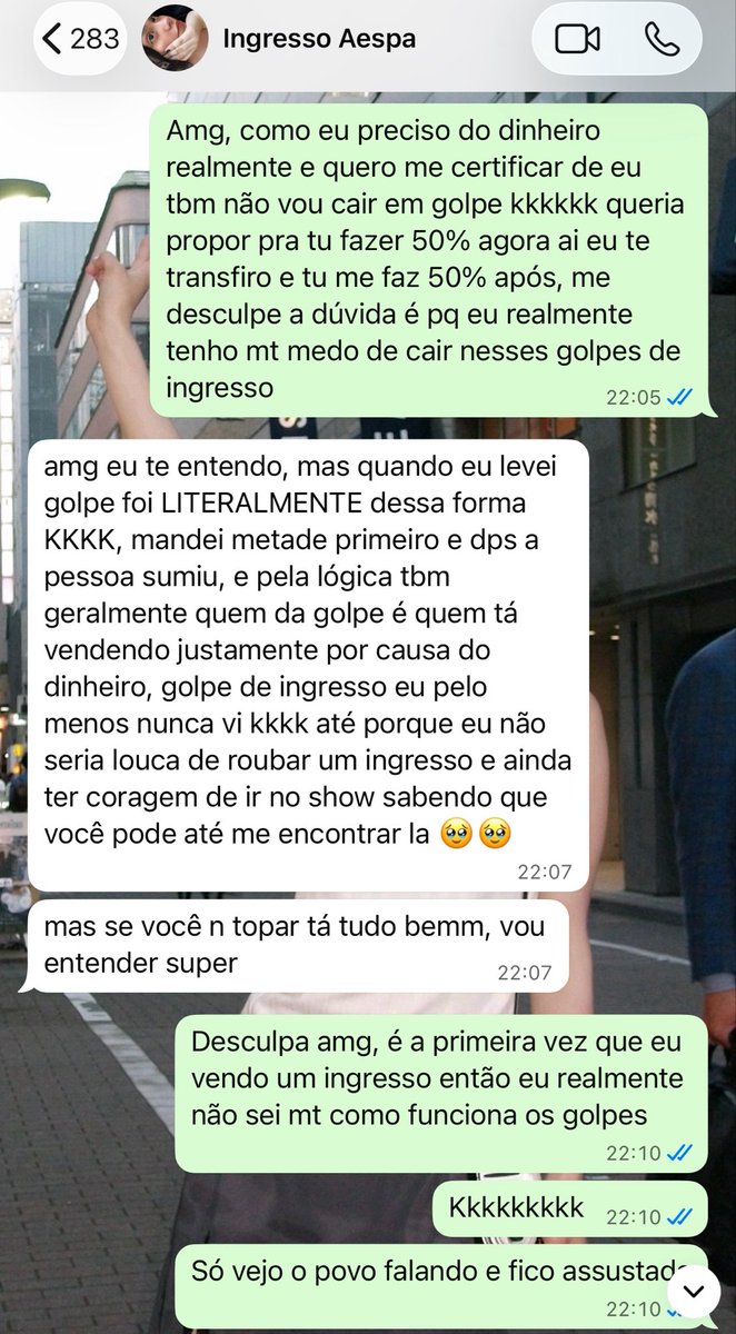 rukadna's tweet photo. mt cuidado com essa caloteira gente! veio com mó papo de transferir antes de pagar e não aceitou quando pedi 50% antes de qualquer transferência, tbm percebi que ela está seguindo TODOS que anuncia venda de ingressos do aespa, já na intenção de aplicar golpes, tenham mt atenção! https://t.co/dPquvnoBUY