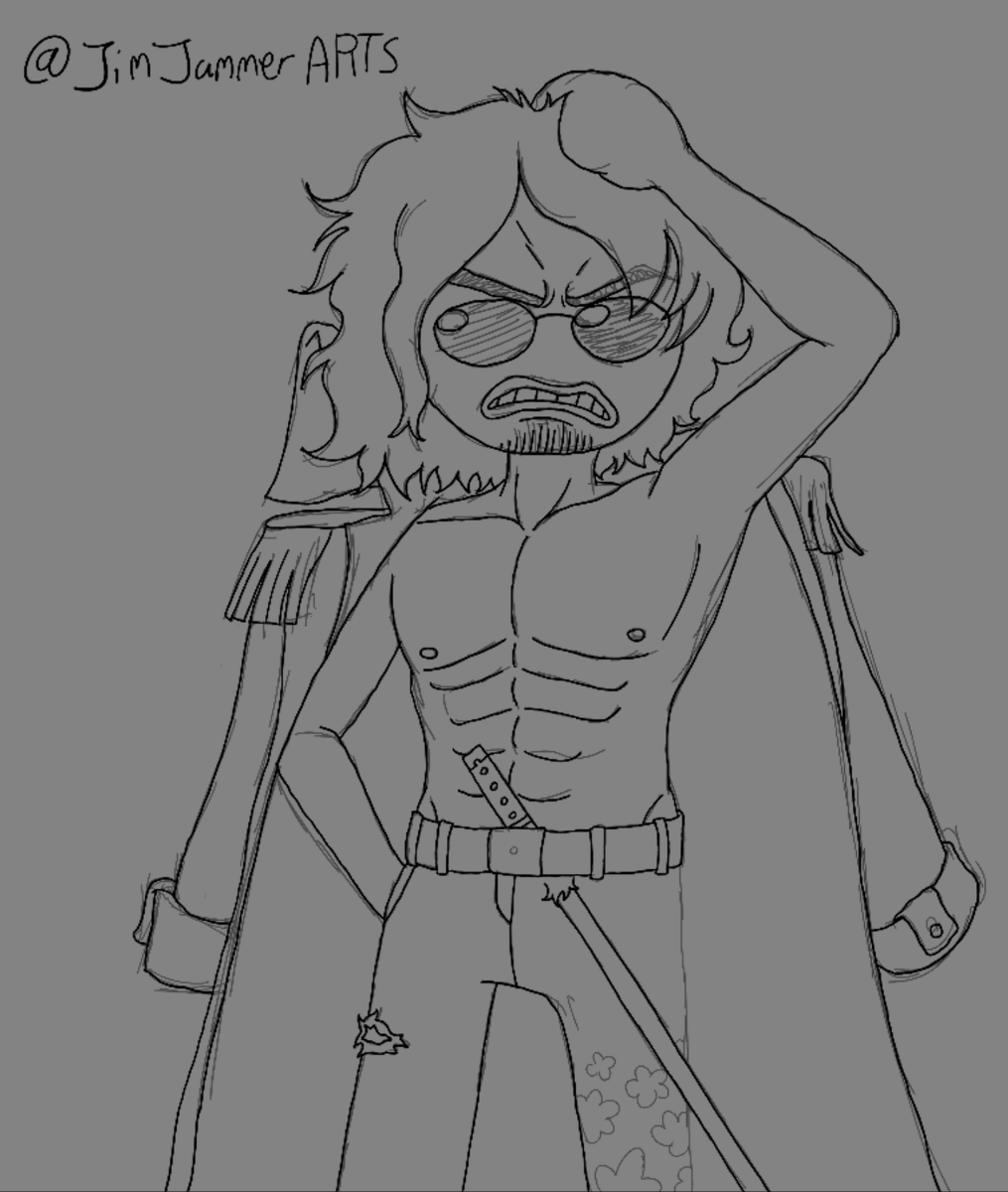 JimJammerARTS's tweet photo. #onepiece #aramaki 

Tree Admiral Lineart is almost finished!! c: https://t.co/l2VCZ3BUoW