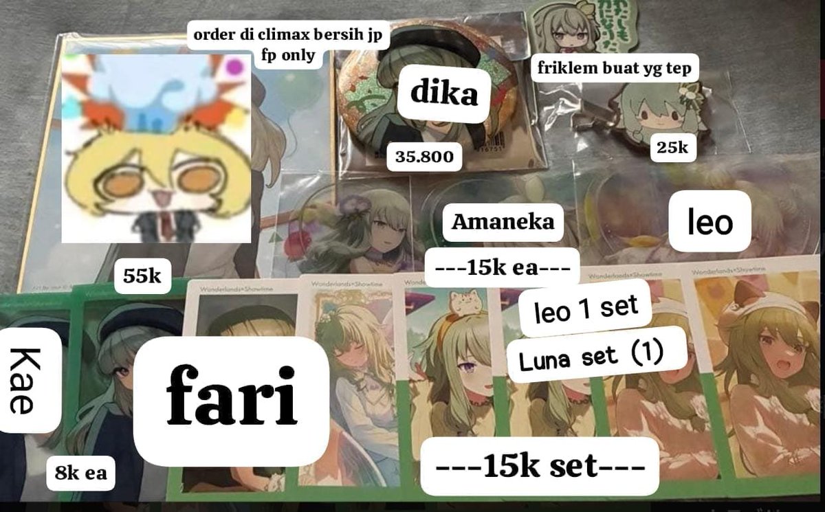 sutarlight's tweet photo. open split aab nene proseka! sisa cc lope sama jepitan(?) gaisss yuk ditake biar fixord!
#warungprsk #warungproseka #warungpjsk #warunggame https://t.co/DDEVBf5BUP