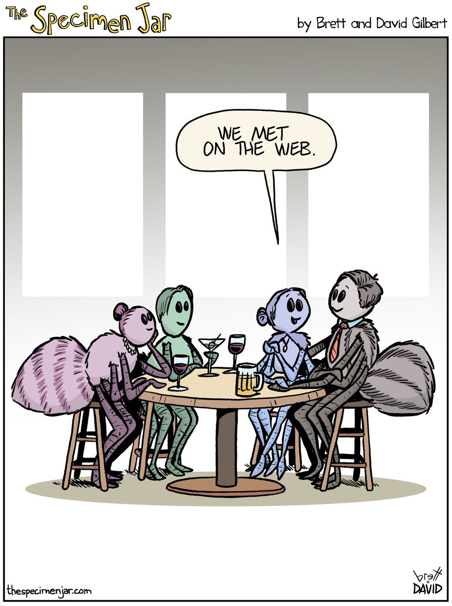 thespecimenjar's tweet photo. Merch here...thespecimenjar.com. #thespecimenjar #spider #web #absurdhumor #doubledate https://t.co/xPtGPmpA0R