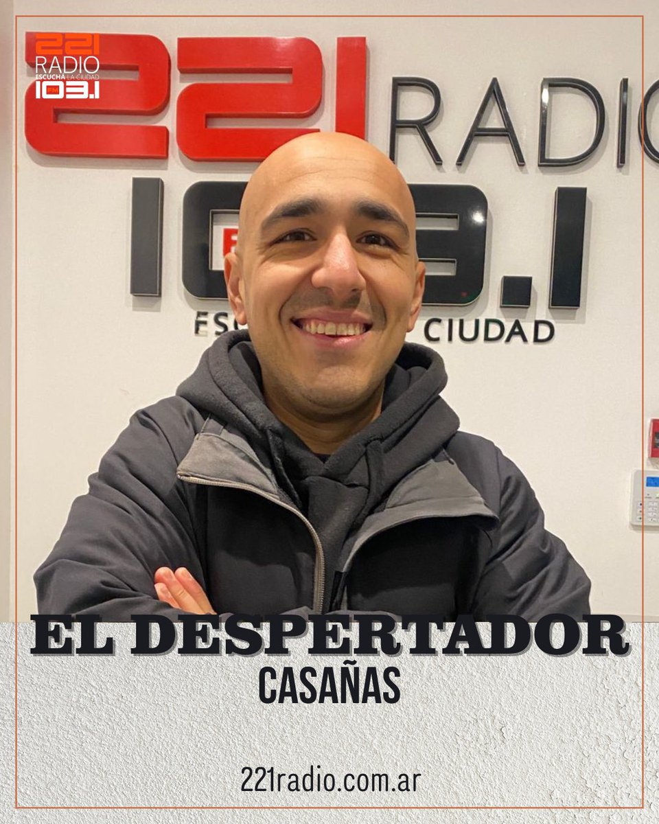221radio's tweet photo. #221Radio ⏰ ¡Escuchá #ElDespertador!
🎙️ Hasta las 10hs, @MartinCasanias y gran equipo
📻 FM 103.1
💻 https://t.co/vEmo4drIBB
📲 App 221 Radio https://t.co/YM4RnGFSR0