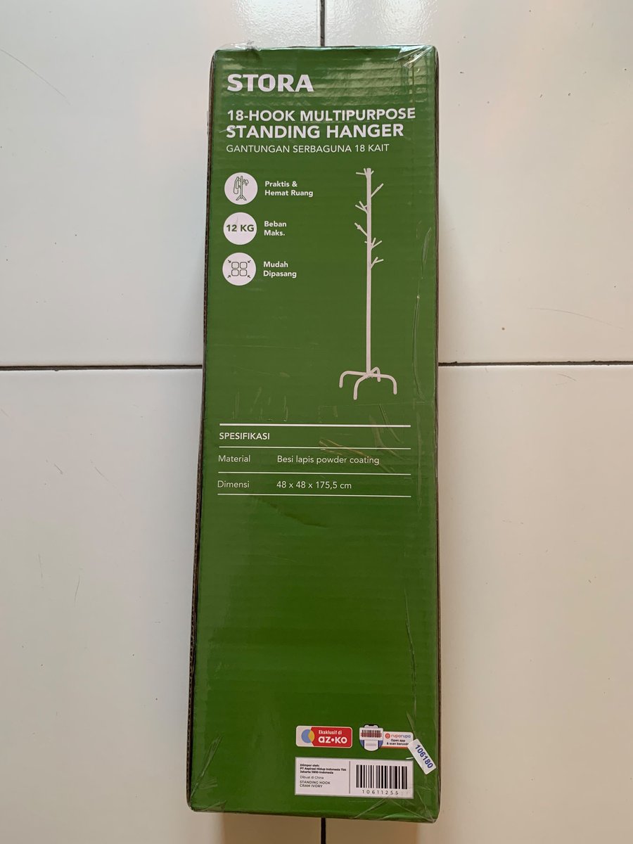 sunarraaaa's tweet photo. WTS / Preloved 

haloo aku mau jual rugi standing hanger dari az.ko, masih segel yaa guys dan bener² baru

💸 175k
📍Tangerang
bisa nego yaa 
bisa 🍊 

hmu yaaa kalo ada yg mauu, huhuhu butuh dijual cepettt bgtt 😔 https://t.co/2VM9wDR0uF