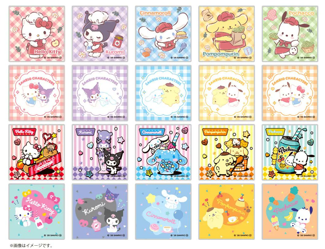 sanrio_oshikatu's tweet photo. ＼⚠️コラボ商品【予告】📣🆕／
第一屋製パンよりサンリオキャラクターズコラボのパンが9/1(火)～順次発売開始🍞🩷

9月は『ポムポムプリンのかぼちゃプリン風クリームパン』、『シナモロールのしっとりキャラメル蒸しケーキ』の2種類🎃🥞
10月は『ハローキティとクロミのリンゴ＆ミルクデニッシュ』🍎🥛
11月は『ポムポムプリンとポチャッコのメロンパン』が登場するよ🍈

全ての商品にシール1枚入り🥹🩷
シールは全20種類のデザイン📝集めたくなるね🥹🩷
また発売日近づいたらお知らせするね📣

📅発売日・ラインナップ：
2026年9月1日（火）
・ポムポムプリンのかぼちゃプリン風クリームパン
・シナモロールのしっとりキャラメル蒸しケーキ
2026年10月1日（木）
・ハローキティとクロミのリンゴ＆ミルクデニッシュ
2026年11月1日（日）
・ポムポムプリンとポチャッコのメロンパン
🛒購入：関東・中部・関西・中国・四国地区

🔻詳細は以下ページにて📝
https://t.co/C1DLuVC7Qq

#第一屋製パン #サンリオキャラクターズ