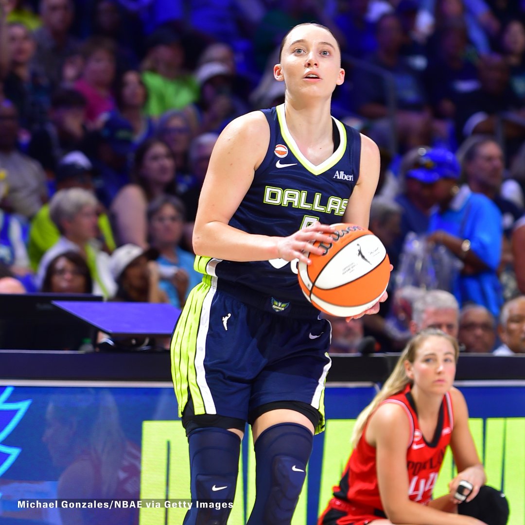 ESPNInsights's tweet photo. The Wings clinch a playoff spot as they got their 23rd win of the season, their most in any season since 2007 when the franchise was known as the Detroit Shock. 👏

Paige Bueckers recorded her 2nd game with 20 points and 10 assists this season, tied for the most in a season in Wings history.