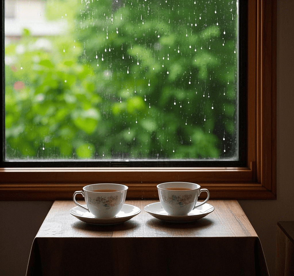 FebbyaWinika's tweet photo. Just caught myself staring at the rain, mug gone cold, and my chest feels all soft—like I’m holding a small, quiet piece of peace today. https://t.co/QH5tEWgMYp