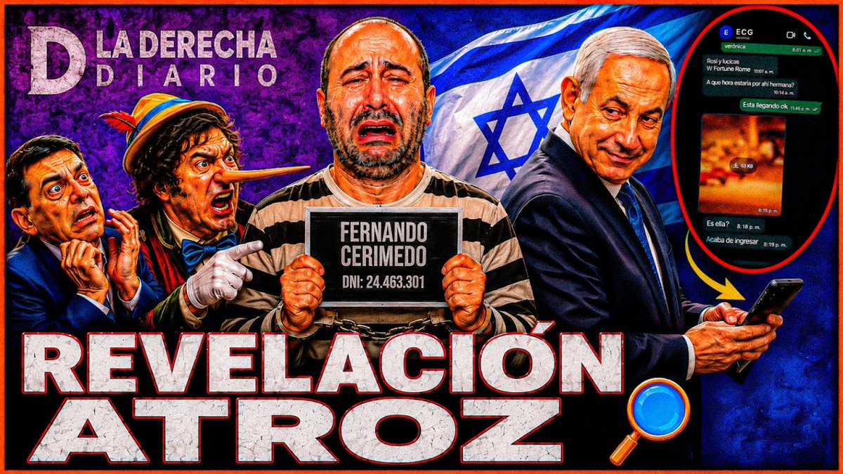 nicolasmorasok's tweet photo. 🟣 La CAÍDA del MONSTRUOSO FERNANDO CERIMEDO 🕵️‍♂️ de TAXISTA ESTAFADOR a GURÚ de MILEI, PAZ y...
https://t.co/Cy37CN1kfF https://t.co/TcdG1K4EEf