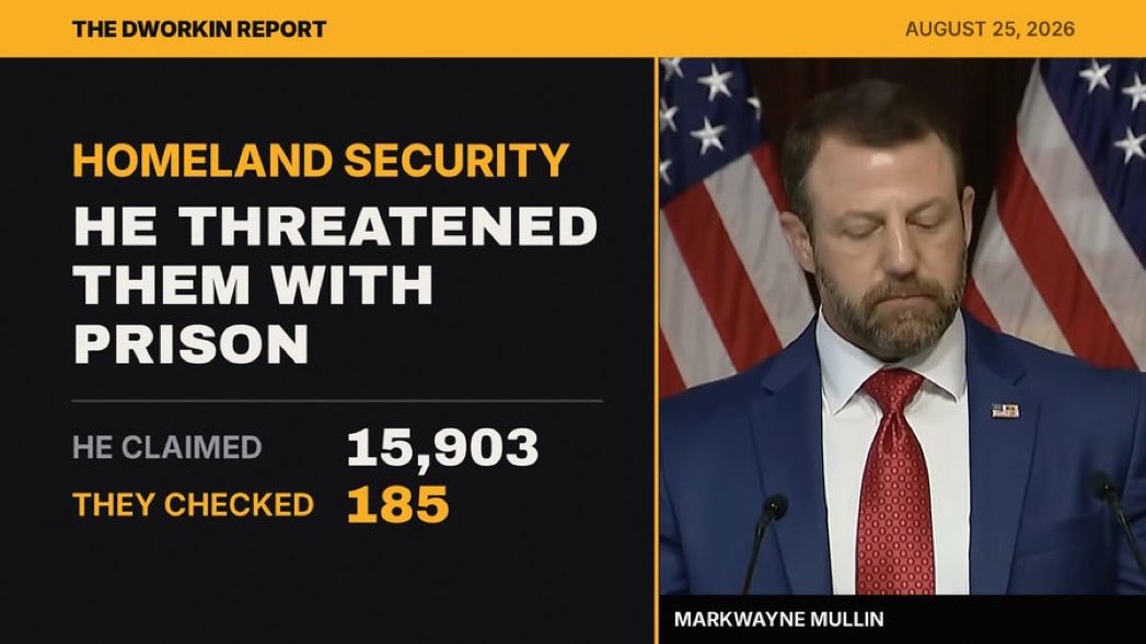 funder's tweet photo. A sitting cabinet secretary accused a quarter million Americans of a federal crime on national television, threatened to jail the officials who wouldn’t help him purge them, and got caught on tape admitting his own department never bothered to check the list.

So, yeah. This should be a huge story.

https://t.co/LP7V61ccVf