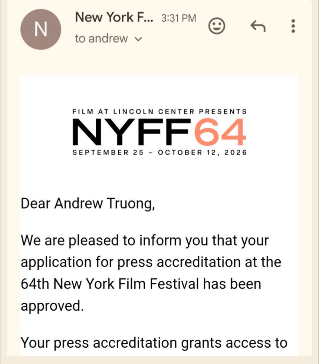 ohcrapitsandrew's tweet photo. Subscribe to https://t.co/5pH8XgD3JA hehe see y'all at #nyff64 ✨ https://t.co/mHKqww0PMA