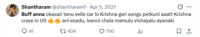 sumanthatluri17's tweet photo. eyane na buff anna ante https://t.co/wqMUoKoo3s