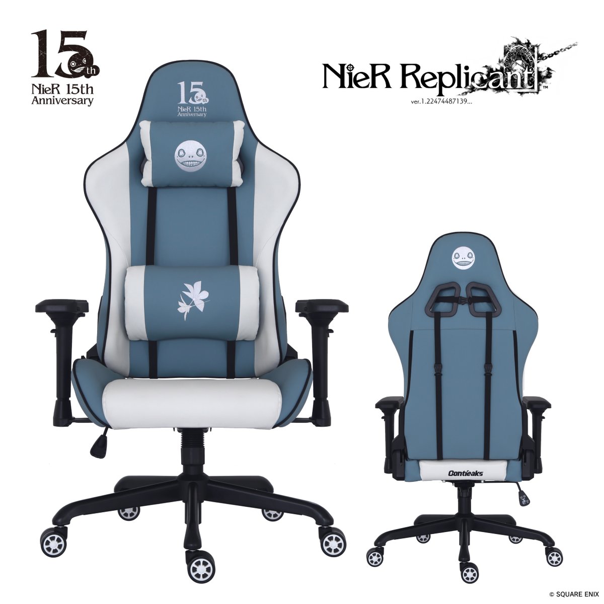 askcorp_info's tweet photo. ＼お待たせしました／
NieRシリーズ15周年記念ゲーミングチェア
「NieR 15th Anniv. Gaming Chair」
ご予約分につきまして、8月28日(金)より順次出荷開始となります！

出荷の詳細につきましては、ご予約いただいた店舗様からのご案内をお待ちください。

#ニーア #NieR #コンティークス https://t.co/7Q3cEJjYVc