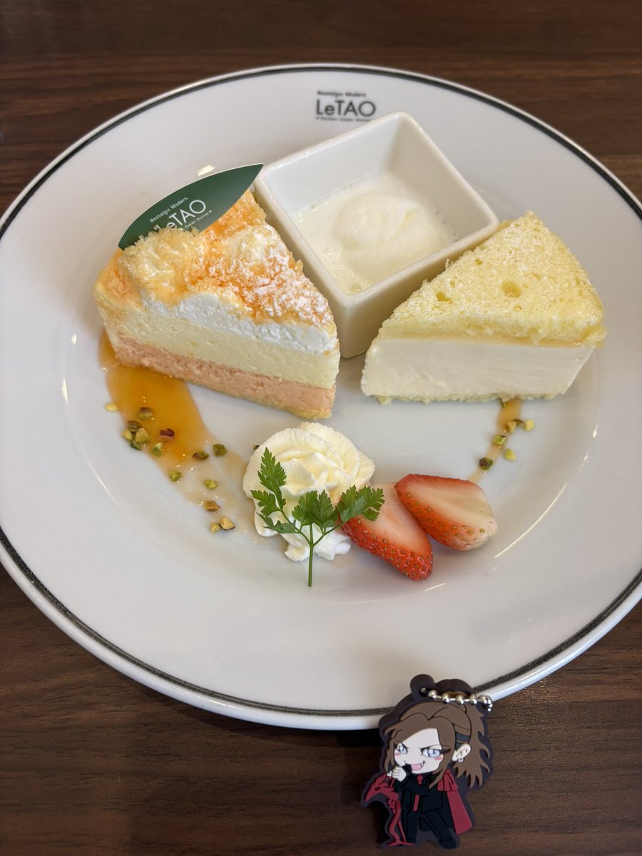 kyonpingu's tweet photo. ルタオのカフェ☕️🍰
#魔王推し活 https://t.co/4cXdbR0jsM