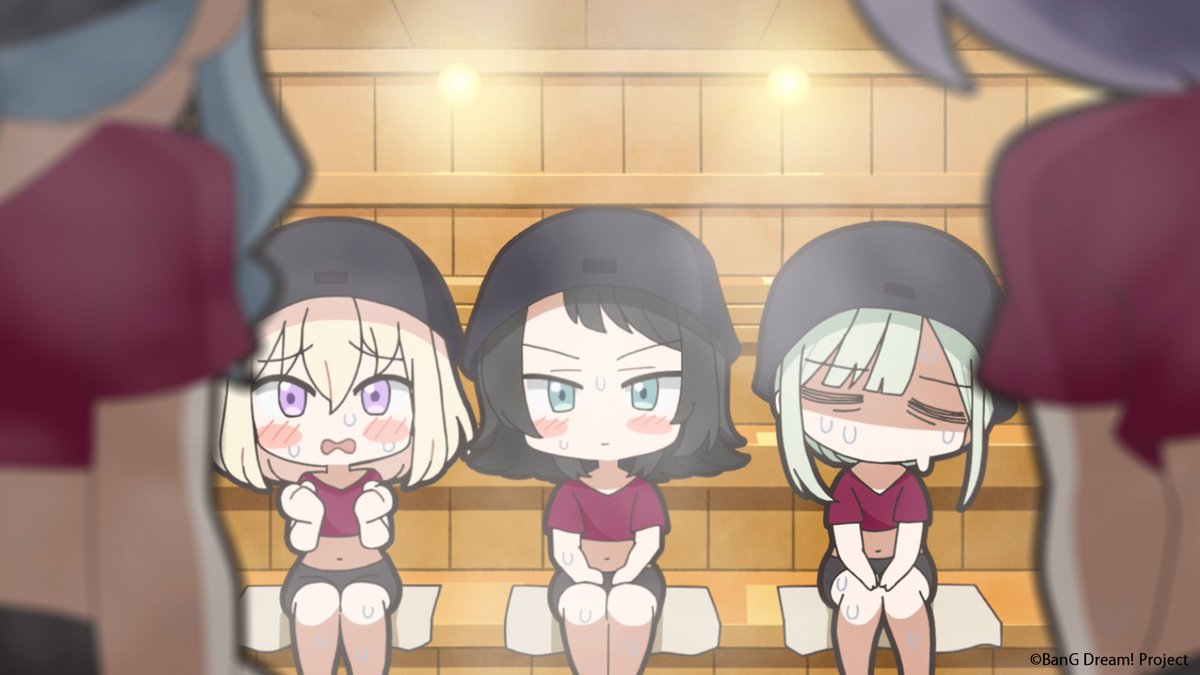 bang_dream_info's tweet photo. ミニアニメ「元祖！バンドリちゃん」
第47話のあらすじ&amp;先行カットを公開📷✨

第47話「Sauna de totonoi.」
https://t.co/oM5vGE6W1p

🌟毎週木曜22:00～
YouTube「バンドリちゃんねる☆」ほかにて順次配信

#元祖バンドリちゃん #バンドリ https://t.co/HK6iaB6Z3A