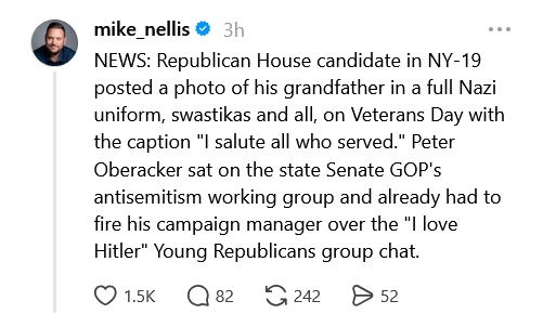 ritchiepage2001's tweet photo. Jelly
Homophobia, racism, and Nazis: The dark side of rising Republican leaders
https://t.co/Wn0cXUobDK
Young GOP chat roils New York, Washington, beyond
https://t.co/dJP8llHlgh
#Project2025 #TechBros #CorpMedia #Oligarchs #MegaBanks vs #Union #NoDAPL #Humanity #FeelTheBern https://t.co/218rQUjCX6