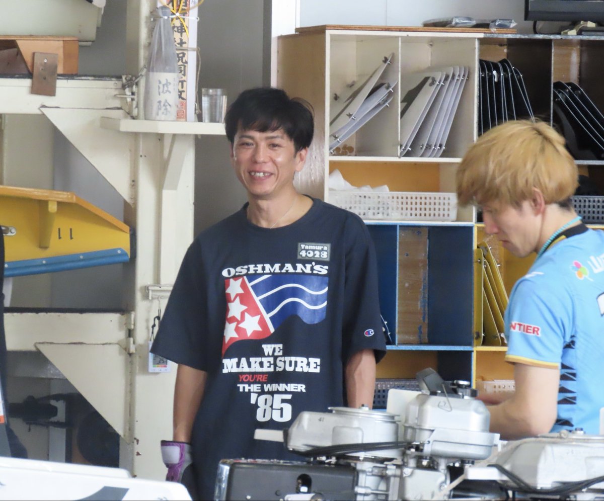 03edogawa's tweet photo. 第26回スカッとさわやか杯
こんにちは🌞
本日、優勝戦を迎えました！

優勝戦メンバーはこちら💁

PPに立ったのは江戸川記念レーサーの #前田将太 選手！
安定板➕周回短縮の水面でも華麗に乗りこなす、まさに波乗り巧者🏄
スカッと逃げを決め、優勝することができるのか？？😸
それともさわやかに他選手が優勝するのか😼
本日の優勝戦もお楽しみに😻