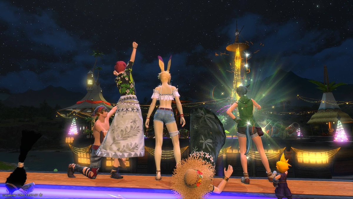shinonz3's tweet photo. みんなであそんだ紅蓮祭！!

またあそぼうね～(*'ω'*)

#FFXIV
#FF14 https://t.co/LhjvyKOCNg