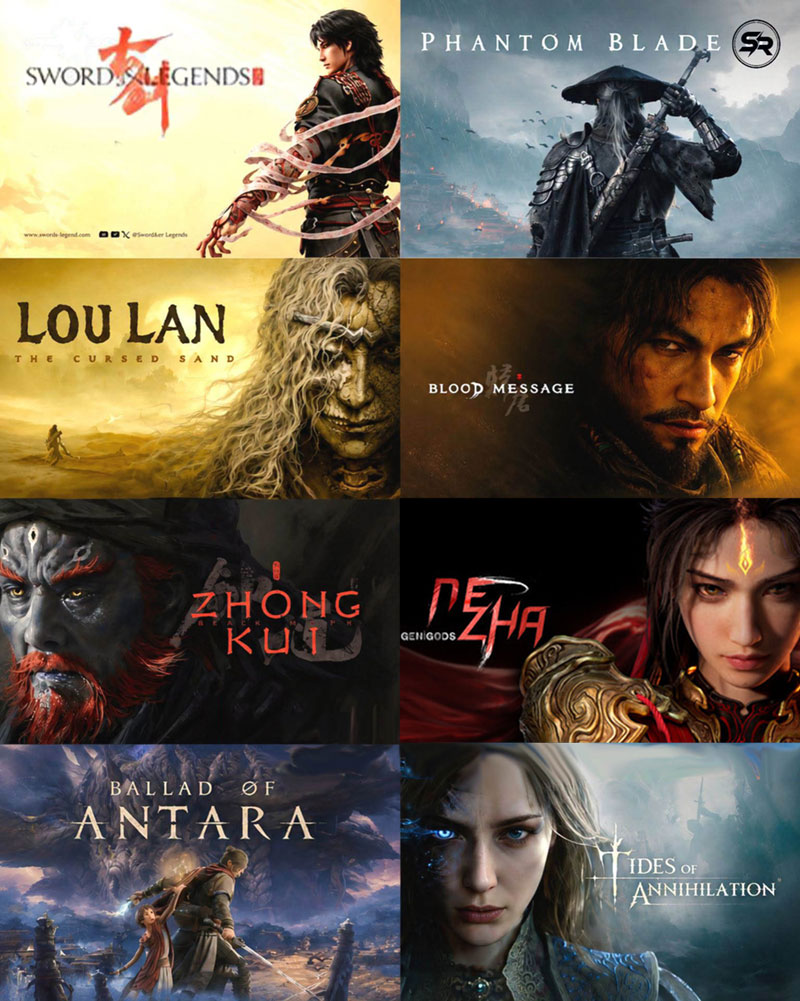 gamemove's tweet photo. So many great Action games announced on Gamescom ONL made by China studios, which one are you most anticipated to play?
#gamescomonl #phantomblade0 #loulan #bloodmessage #zhongkui #nezha #antara #tidesofannihilation https://t.co/82q4Puii3b