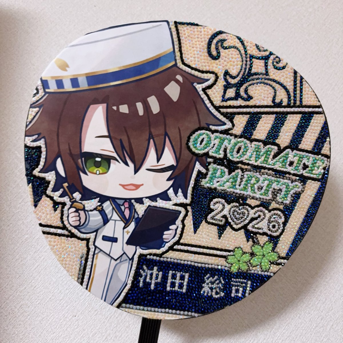 オトパ用のデコうちわできた😻💚