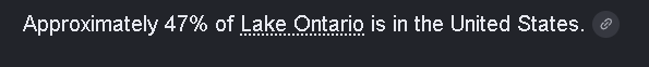 KaliSopwith's tweet photo. @agalbraith Uhhh  so we get to decide and the answer is, no.  It's Lake ONTARIO! https://t.co/A1rtQhN2fi