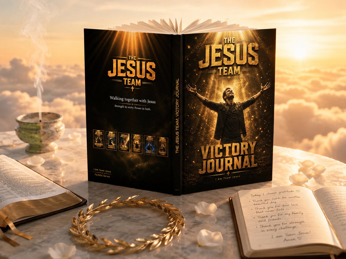 AnkDesignWriter's tweet photo. 🙌✝️ The Jesus Team — Victory Journal. Strength in unity, power in faith.
Shop now → https://t.co/kw6LWi6sil
#thejesusteam #faithjournal #journaling #victory #NYcc https://t.co/eQMzY8nuVi