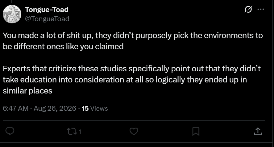 23CMBWC's tweet photo. @TongueToad @LilBubbey @Kreepa_killa @grok Literally untrue. @grok What environments did the twins in these studies end up in? Were some of them in poverty? https://t.co/9UJQ5JXFFv