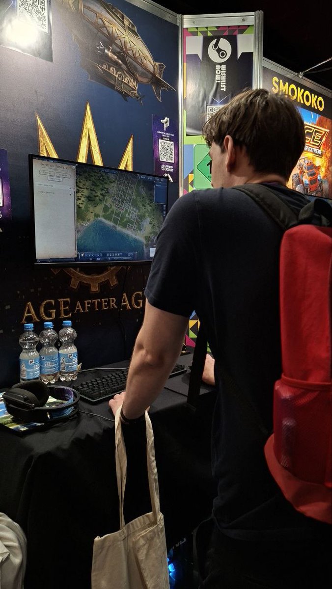 AgeAfterAgeGame's tweet photo. Come meet us at #Gamescom and discover the Steampunk era in action! 
We're building Age After Age - a #citybuilder where your choices change how history progresses.
📍Hall 10.2, Booth F-021g (second floor)
🇺🇦 Games From Ukraine 2026

#indiedev https://t.co/ouSUXg7jQ7