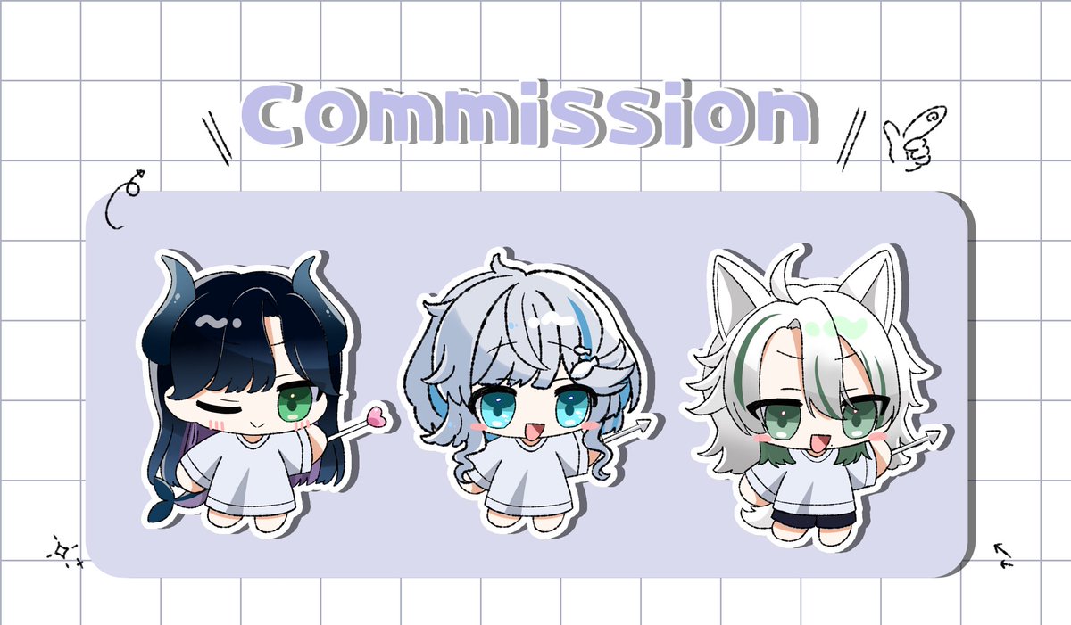 aduki24's tweet photo. 【Commission】

 #つなぐ にて指さし量産イラストを納品しました‼️🫵🏻

まだまだ募集中なのでご興味ある方は是非👀
🔗 https://t.co/8W3pAL5C6H

#イラスト依頼  #量産依頼 https://t.co/p0BxP4ooI7