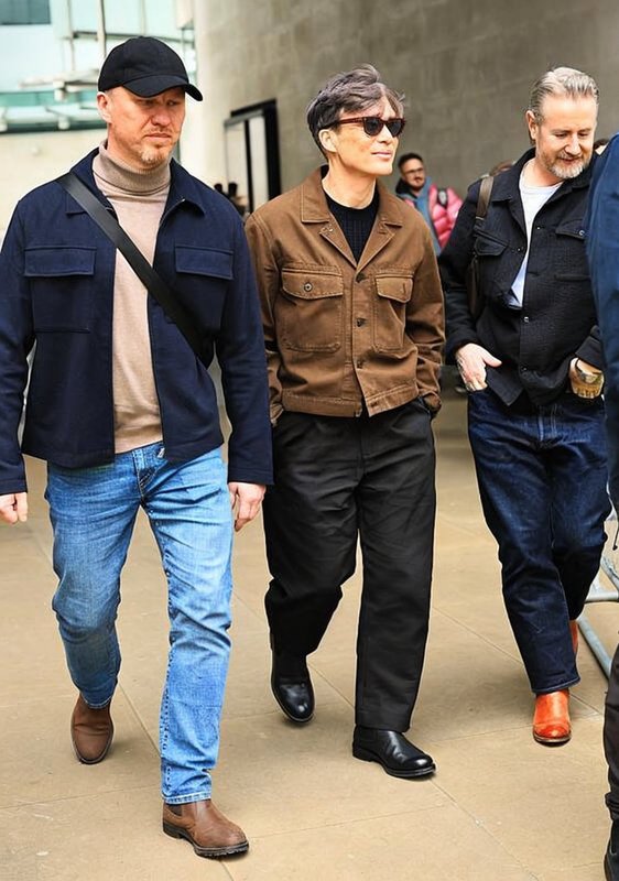 bellewallis13's tweet photo. New/Old photo of Cillian Murphy arrives at the BBC Studios in London. https://t.co/sVTZq5u2l0