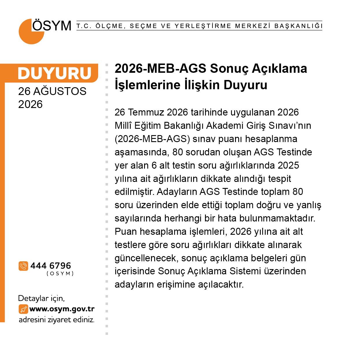 bpthaber's tweet photo. MEB AGS sonuçları, açıklandıktan kısa bir süre sonra kaldırıldı.

— Sonuçların yanlış açıklandığı aktarılıyor.
— Yeniden değerlendirilecek. https://t.co/yMBqGpEju9