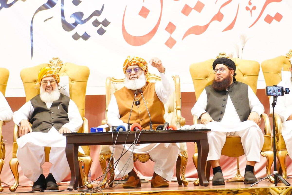 juipakofficial's tweet photo. Islamabad :Seerat-e-Rahmatul Lil Alameen ﷺ &amp; Paigham-e-Jamiat Convention | 25 Aug 2026 https://t.co/Ze1KPhfjUa