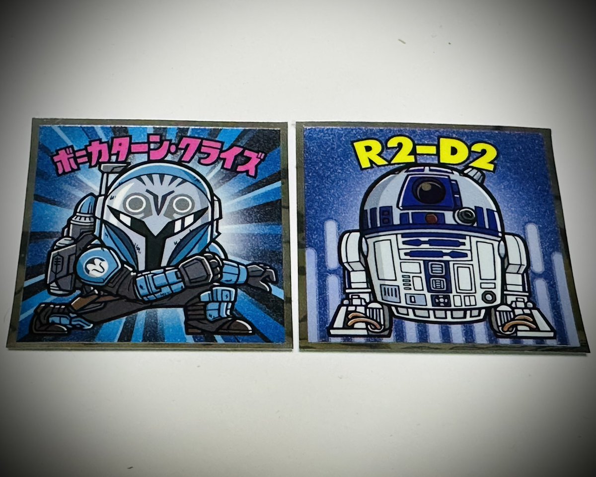 hoopono2012's tweet photo. #ビックリマンチョコ
#スターウォーズ
この二枚が出た！ https://t.co/9dkIQK8tl1