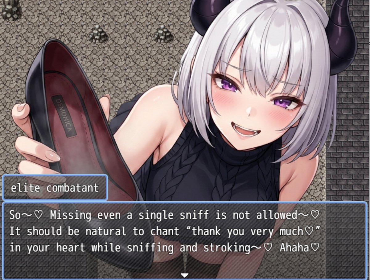 nutskickbb's tweet photo. エリート戦闘員の足裏臭い責めシーン💜
（日本語版＆English版）

ゲームプレイはプロフィールのURLから！ https://t.co/xfTzCCr3Ob