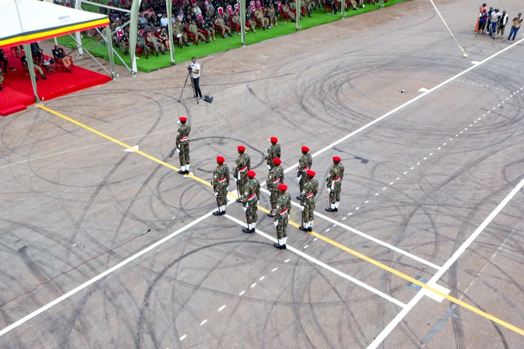 abaho_dennis's tweet photo. Discipline, precision and unity are on full display today at Kololo Independence Ceremonial Grounds. The 2nd Edition CDF Inter-Forces Drill Competition reflects the spirit of excellence championed by Gen. @mkainerugaba. #CDFDrill2026 #PrecisionDisciplineCohesion #UPDF #Kololo https://t.co/0IzCmOgjjb