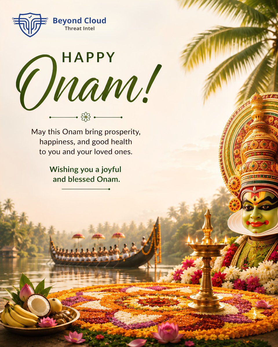 seo_beyondcloud's tweet photo. May this Onam bring happiness, prosperity and good health to you and your loved ones. 🌼🌸

Wishing everyone a joyful and blessed Onam!

...
#HappyOnam #Onam2026 #BeyondCloud https://t.co/lGzd5PGb3F