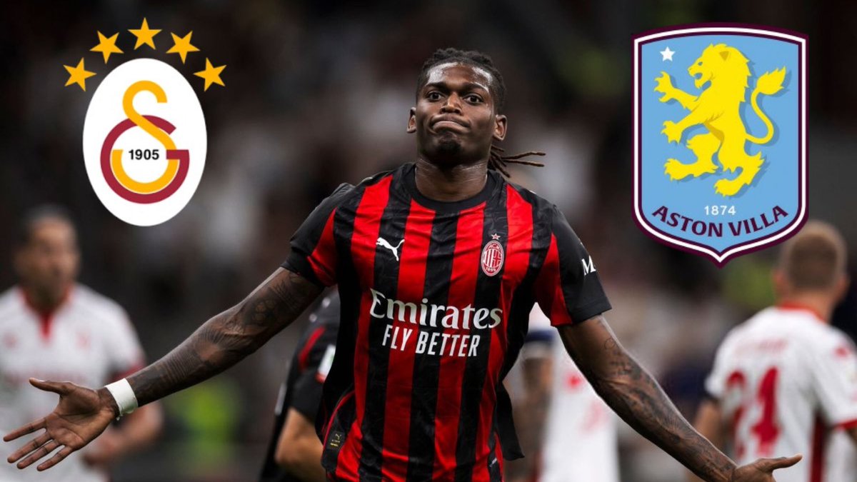 TopFootDaily's tweet photo. 🚨 OFFICIAL: Rafael Leão has agreed personal terms with Galatasaray.

The Portuguese winger is also wanted by Aston Villa after their failed attempt to sign Alejandro Garnacho.

🔴⚫️ Galatasaray and Aston Villa are now in talks with AC Milan over a potential deal for Leão. https://t.co/extikDeOg0