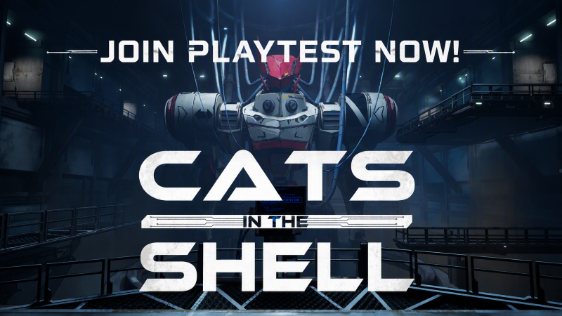 CatsintheShell's tweet photo. The Cats in the Shell Steam Playtest is officially LIVE for #Gamescom! 
Jump in to experience our MASSIVE  update: https://t.co/0SDRvHSlRk

#IndieGame #Roguelike #Mecha https://t.co/1iUwYxwI3Y