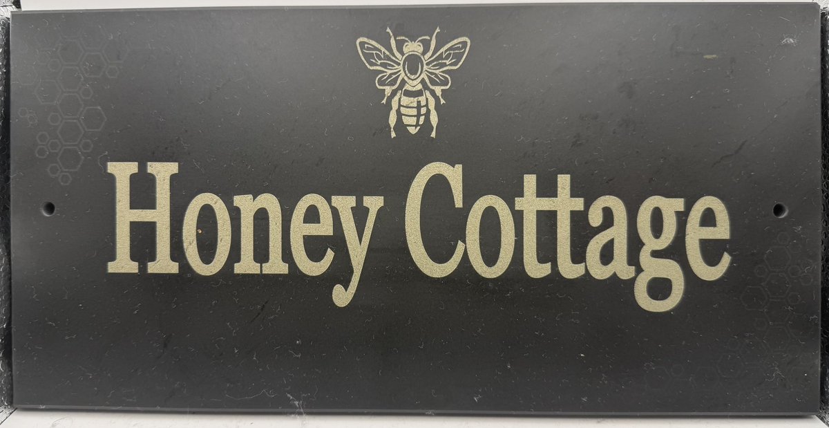 5LaserEngraving's tweet photo. Bespoke House Sign heading its way up to The Highlands. https://t.co/W5vnZK9L4Y
