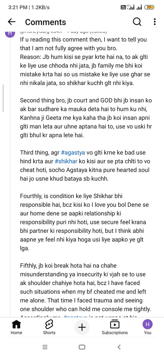 mayankgarg629's tweet photo. @NehalTndl My reply to your thoughts 
Please read #MujheRangDe
#Agastya
#Shikhar
#Shikhastya
#LastLeafPictures https://t.co/aEwOmyhnlV