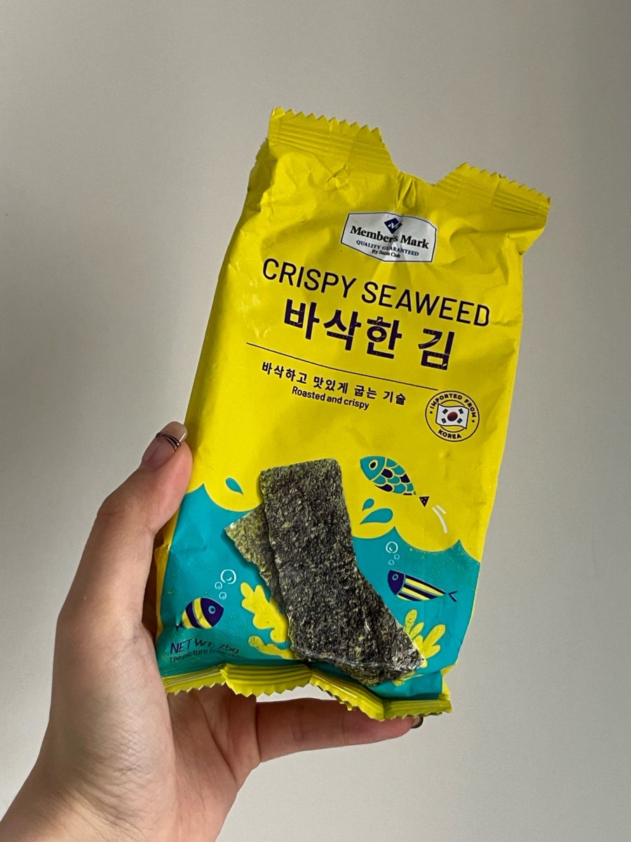 LWRfag's tweet photo. Just grabbed a bag of crispy seaweed snacks—crunchy, salty, and totally addictive! Who wants a bite https://t.co/kabB3kKhMj
