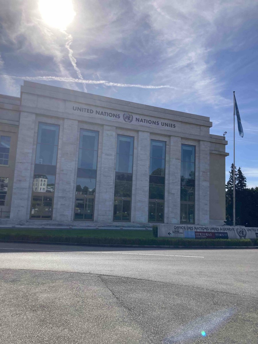 IntersexG's tweet photo. Intersex Greece is participating at the Universal Periodic Review this year! Our legal expert, Nikoletta Pikramenou, is at the United Nations in Geneva where she is meeting with several missions and advocating for the effective implementation of Law 4958/2022. A big thank you https://t.co/8Z1fr0kJnG