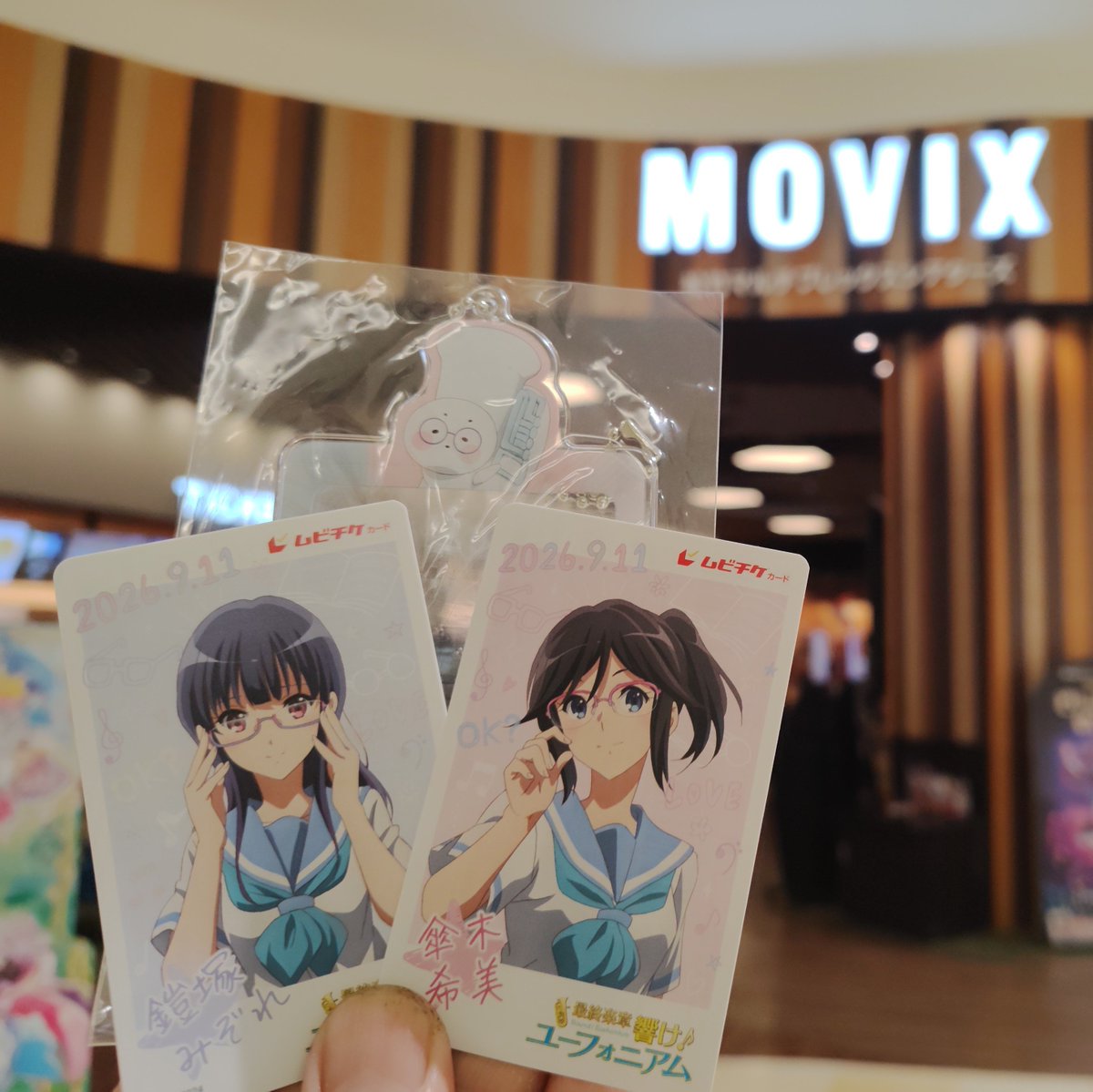 mrayoshi's tweet photo. 最終楽章響けユーフォニアムの前売券確保。カワイイヤッター！ https://t.co/vD4Yzj4Otr