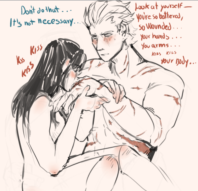 Manzana_Picosa6's tweet photo. 🫳💙❤️💙❤️ V5 esta muy herido, en su reencuentro Lir curara sus heridas de 20 años? 
#Verlir #Vergil #Lir #Comic #DMC https://t.co/PiX3k9ZUCK