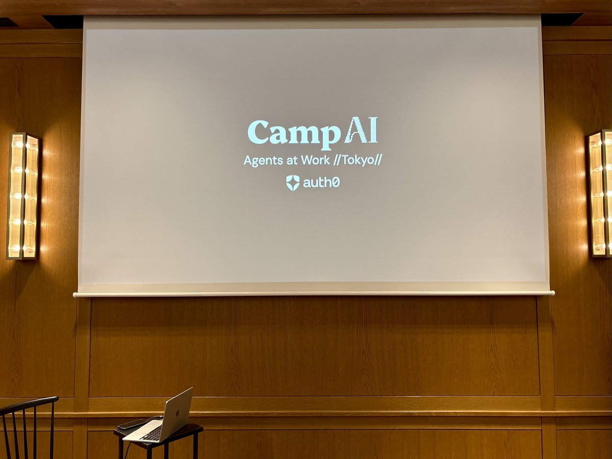 auth0_jp's tweet photo. 本日の「Camp AI: Agents at Work //Tokyo//」は全プログラムが終了しました！ご参加いただいた皆様、誠にありがとうございました。最後に撮影した会場での集合写真を共有します。また次回のイベントでお会いしましょう！ #CampAI #AI https://t.co/ISEEwHN53Y