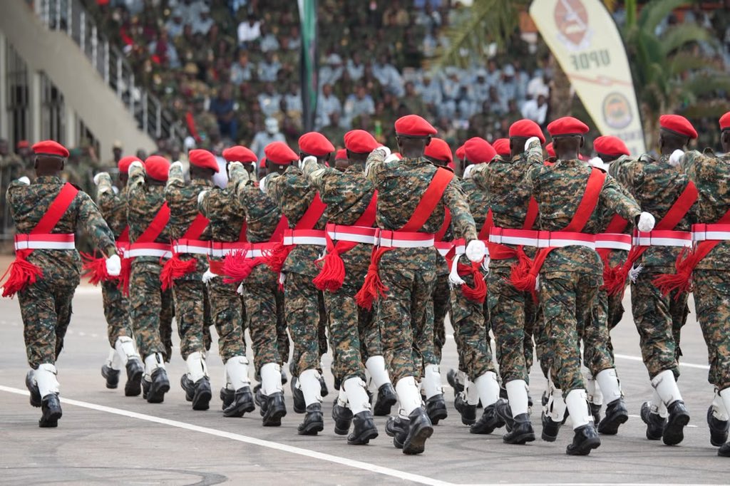 GCICUganda's tweet photo. @MODVA_UPDF is holding the second edition of the Chief of Defence Forces (CDF) Interforces Drill Competition at the Kololo Ceremonial Grounds in Kampala.

Held under the theme, “Precision, Discipline and Cohesion: Pillars of National Resilience and Transformation,” the competition builds on the inaugural edition held in May 2025.

The competition brings together 40 teams drawn from various UPDF formations and units, comprising senior and junior officers, warrant officers and other ranks.

The event provides an opportunity for participants to demonstrate military precision, discipline, teamwork and cohesion while promoting professional excellence and strengthening the values that contribute to national resilience.

#CDFInterforcesDrill